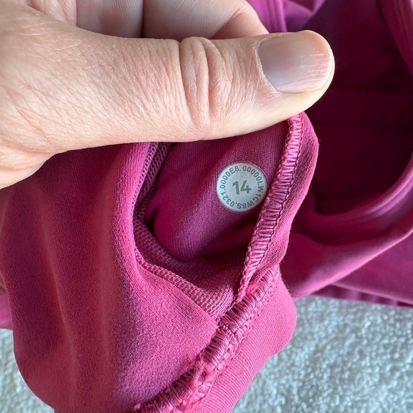 Lululemon Align Tank Top Bundle Size 14 Nulu V-Neck Yoga Burgundy Orange Pink - Picture 5 of 14